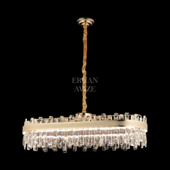 EASD-153 YM 90’lık Kristal Gold LED Avize