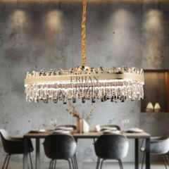 EASD-153 YM 90’lık Kristal Gold LED Avize