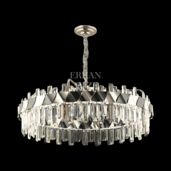 EASD-155 80’lik Kristal Krom LED Avize