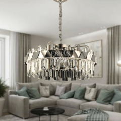 EASD-155 60’lık Kristal Krom LED Avize