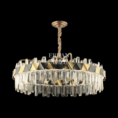 EASD-155 80’lik Kristal Gold LED Avize