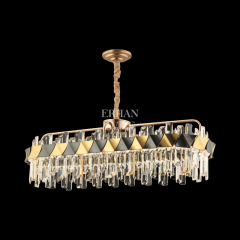 EASD-155 YM 80’lik Kristal Gold LED Avize