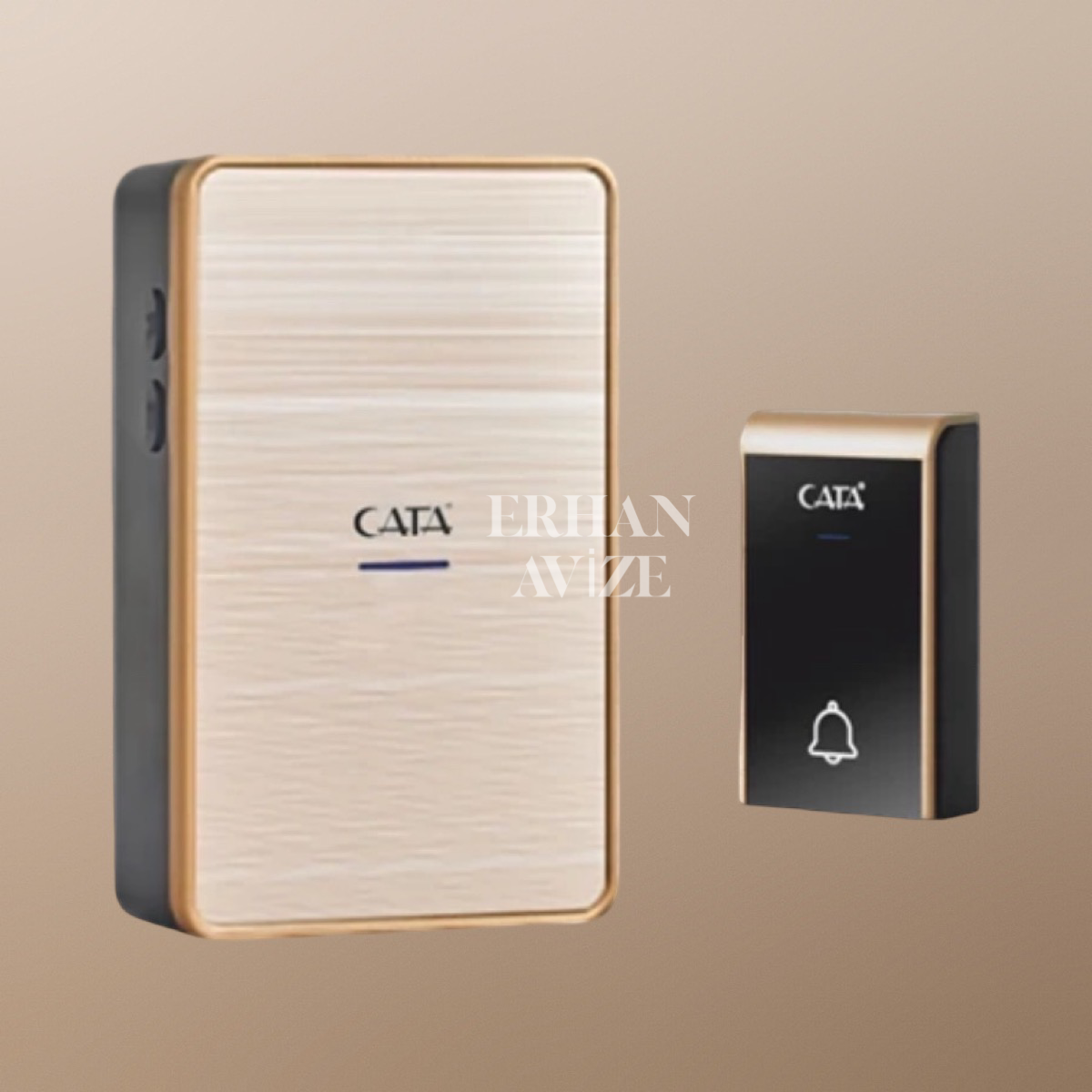 EACT-104 Lüks Model Led Işıklı Zil Gold