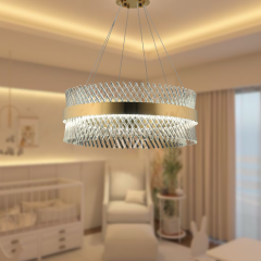 EASD-251 60’lık Kristal Gold LED Avize