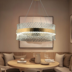 EASD-251 60’lık Kristal Gold LED Avize