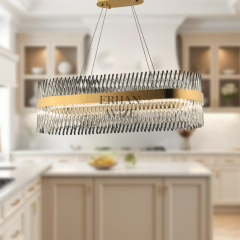 EASD-251 YM 90’lık Kristal Gold LED Avize