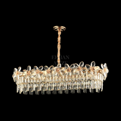 EASD-59 YM 93’lük Kristal Gold LED Avize