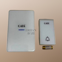 EACT-104 Lüks Model Led Işıklı Zil Beyaz