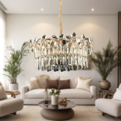 EASD-59 60’lık Kristal Gold LED Avize