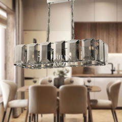 EAMT-09 YM 100’lük Kristal Krom LED Avize