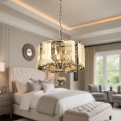 EAMT-08 40’lık Kristal Gold LED Avize