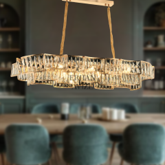 EADM-41 YM 120’lik Kristal Gold LED Avize