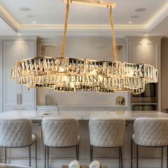 EADM-41 YM 120’lik Kristal Gold LED Avize