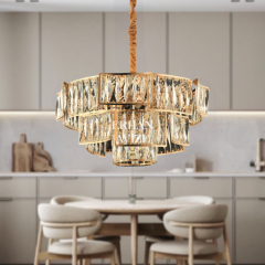 EADM-41 60’lık Kristal Gold LED Avize