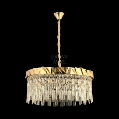EASD-352 50’lik Kristal Gold LED Avize