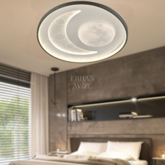 EASD-189 50’lik Plafonyer Ay LED Avize