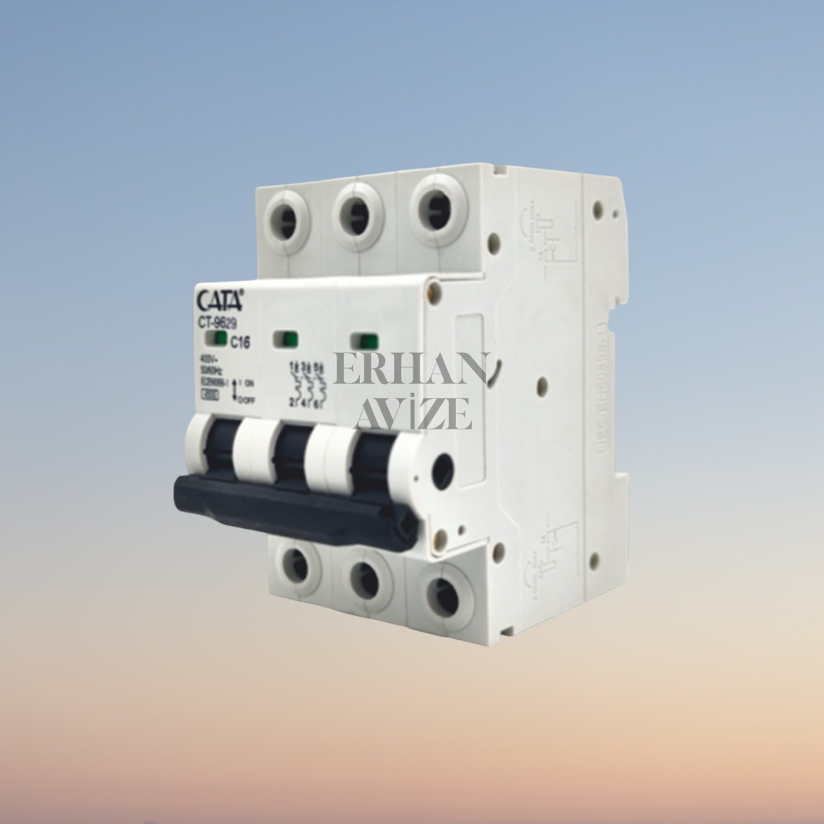 EACT-9628 3X10A C Tipi Otomatik Sigorta