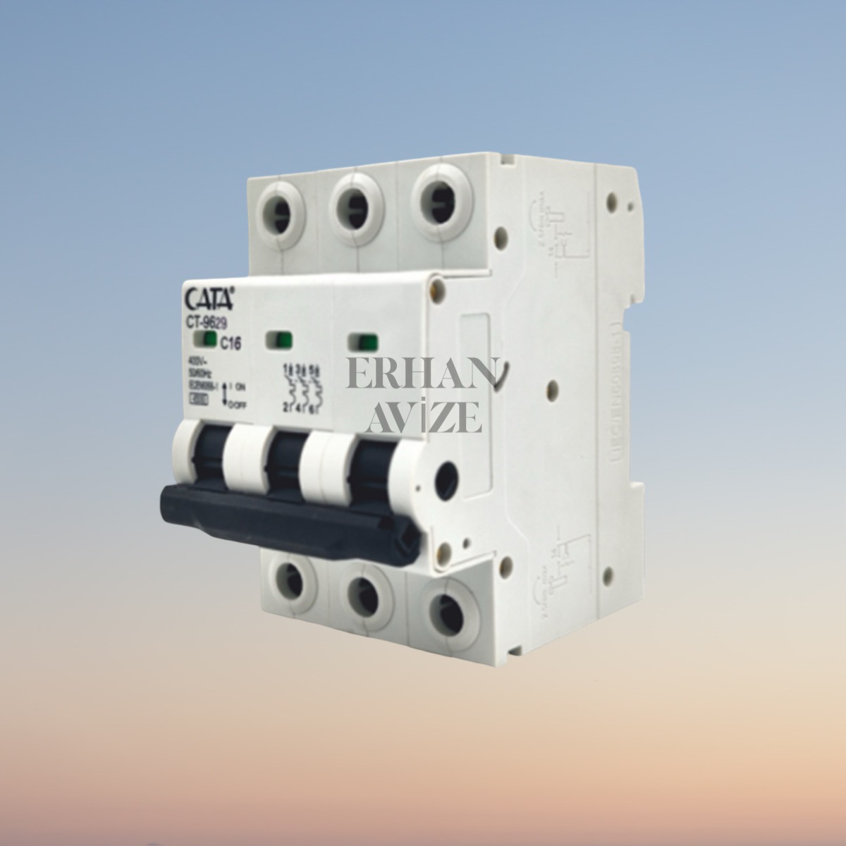 EACT-9631 3X25A  C Tipi Otomatik Sigorta