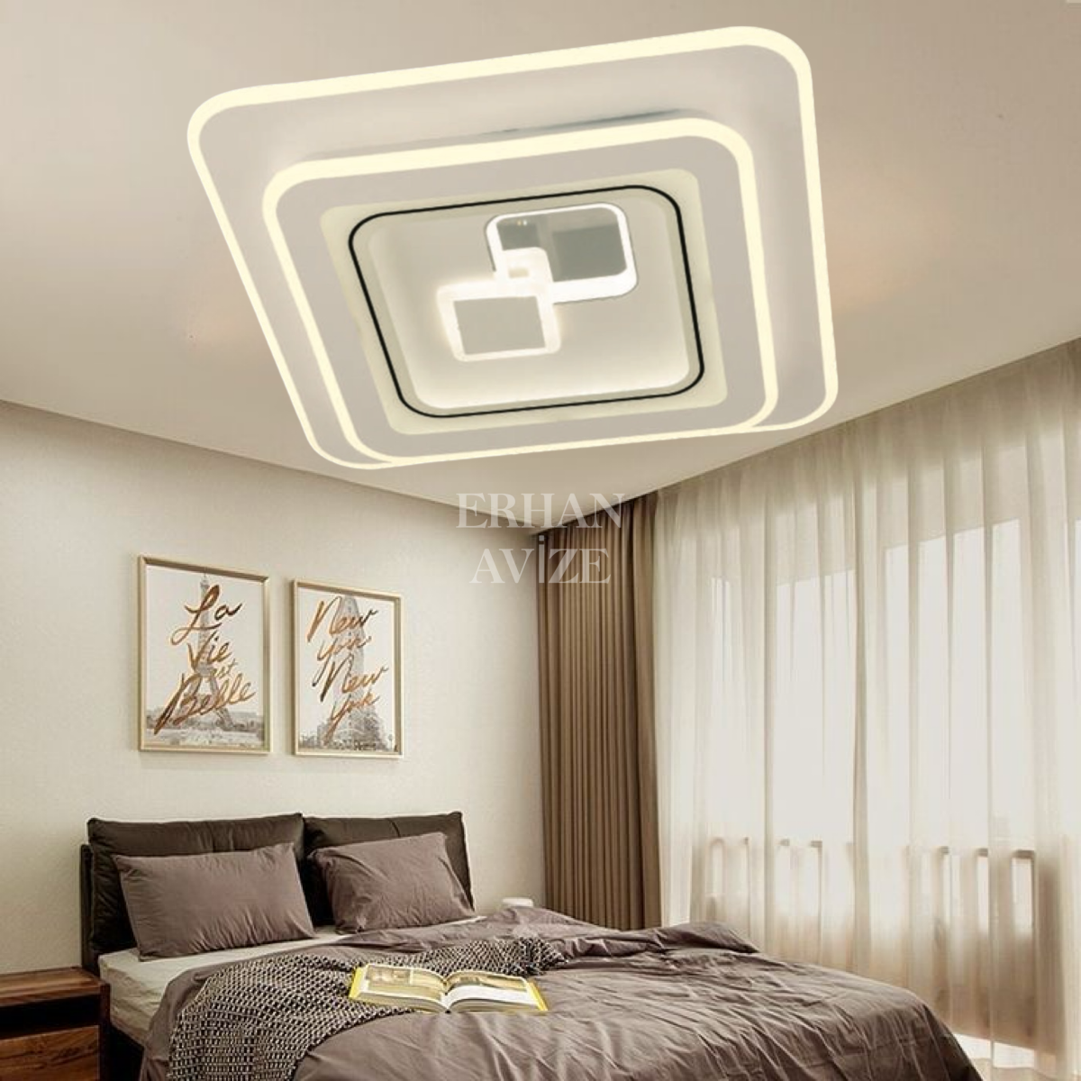 EASD-330 50’lik Plafonyer LED Avize