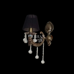 EASV-035 Selvane Şapkalı Siyah-Bronz Aplik