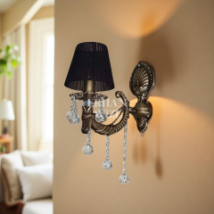 EASV-035 Selvane Şapkalı Siyah-Bronz Aplik