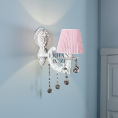 EASV-028 Selvane Şapkalı Pembe-Beyaz Aplik