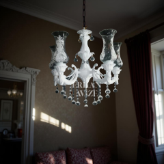 EAŞR-085 Şahranur 5 Kollu Beyaz Avize