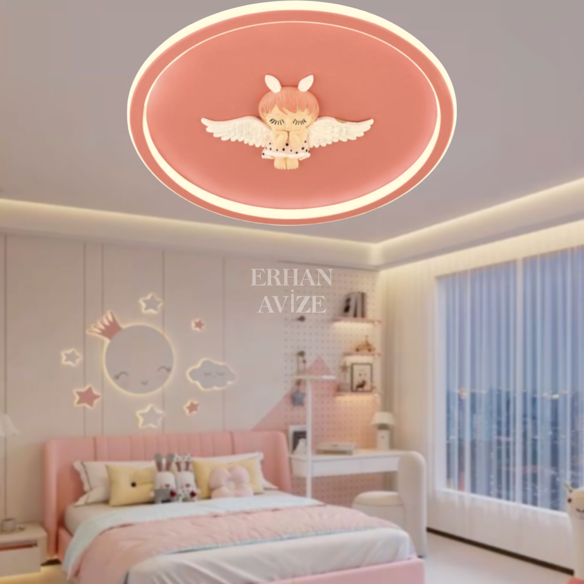 EASD-309 50’lik Çocuk Odası Plafonyer LED Avize