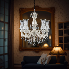 EAŞR-085 Şahranur 5 Kollu Zincirkol Sedef Avize