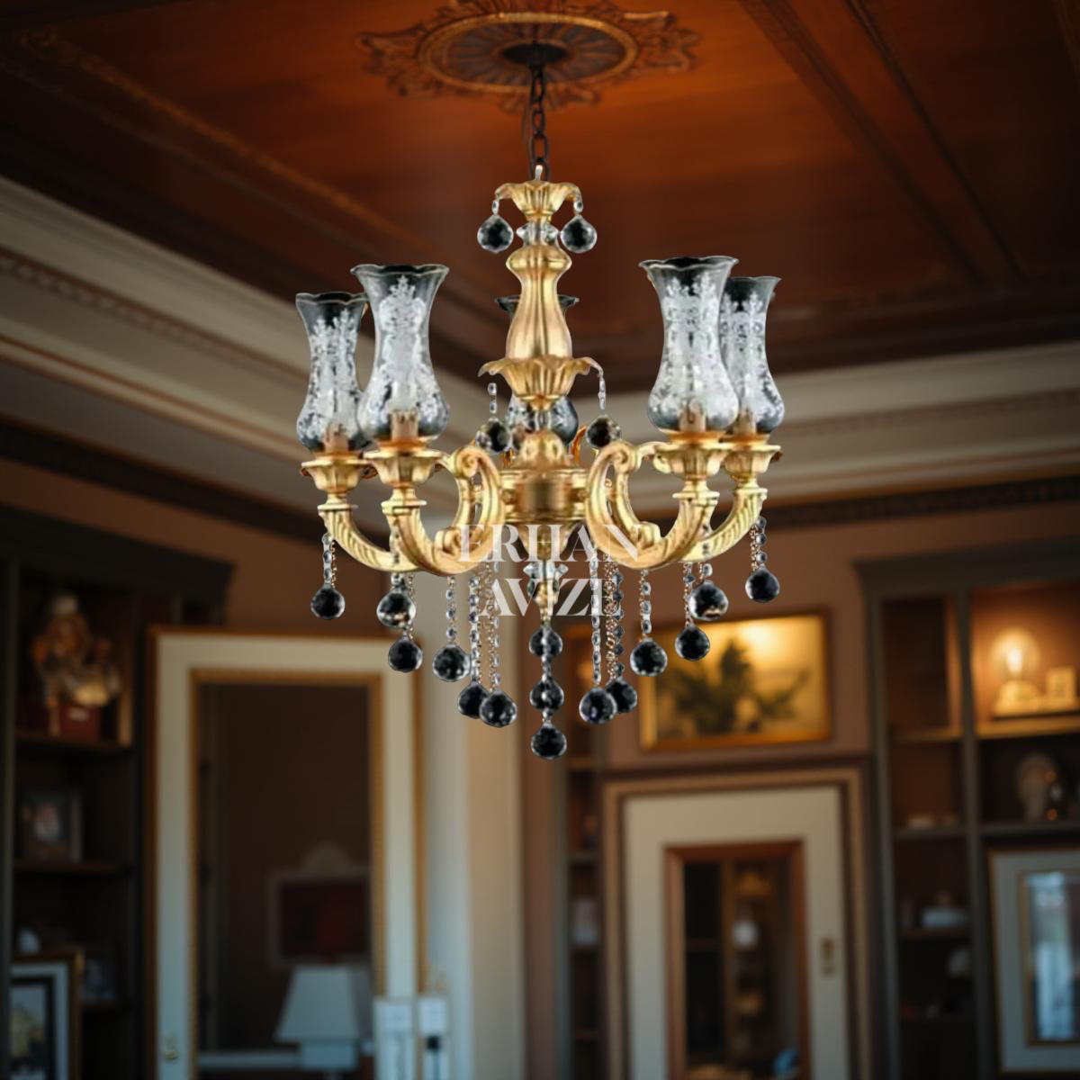 EAHM-085 Hürmisa 5 Kollu Gold Avize