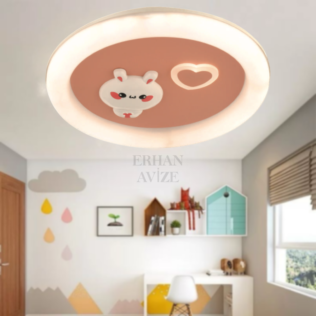 EASD-329 50’lik Çocuk Odası Plafonyer LED Avize