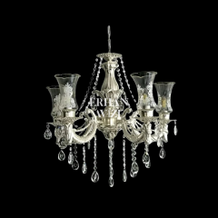 EAZY-088 Zeruyan 5 Kollu Zincirkol Sedef Avize