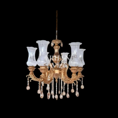 EALZ-085 Leyriza 6 Kollu Rose Varak Avize