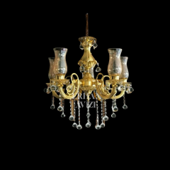 EAFR-085 Ferunza 5 Kollu Gold Varak Avize