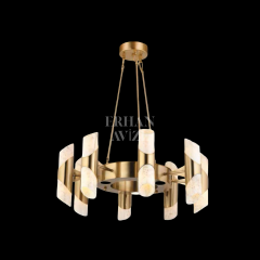 EA-2002 75’lik 8’li Gold Eskitme Avize