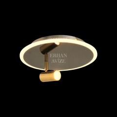 EASD-319 30’luk Platin Yuvarlak Plafonyer LED Avize