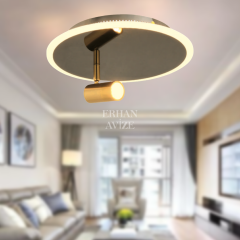 EASD-319 30’luk Platin Yuvarlak Plafonyer LED Avize