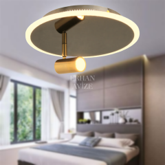 EASD-319 30’luk Platin Yuvarlak Plafonyer LED Avize
