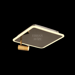 EASD-319 30’luk Platin Kare Plafonyer LED Avize