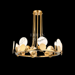 EA-2001 70’lik 8’li Gold Eskitme Avize