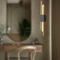 APL-02 6’lık Siyah LED Aplik