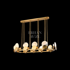 EA-2001 YM 90’lık  10’lu Gold Eskitme Avize