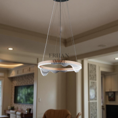 EASL-6206 Sarkıt Çember LED Rose Gold Avize