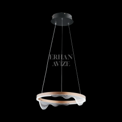 EASL-6206 Sarkıt Çember LED Rose Gold Avize