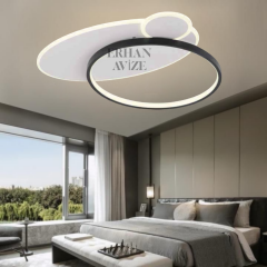 EANS-765 Plafonyer LED Siyah-Beyaz Avize