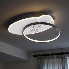 EANS-765 Plafonyer LED Siyah-Beyaz Avize