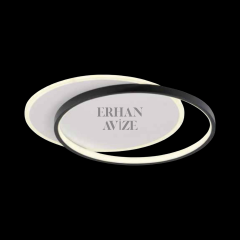 EANS-765 Plafonyer LED Siyah-Beyaz Avize