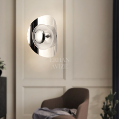 APL-14 25’lik Krom LED Aplik