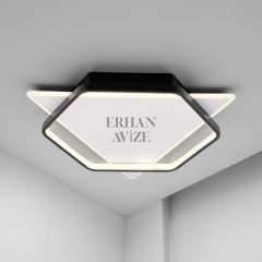EANS-761 Plafonyer LED Siyah-Beyaz Avize