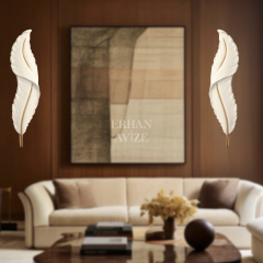 APL-20 25’lik Beyaz LED Yaprak Model Aplik